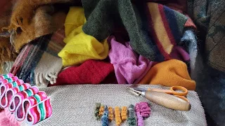 Rug Hooking with Recycled Sweaters How To Repurpose Prep Chop Shop