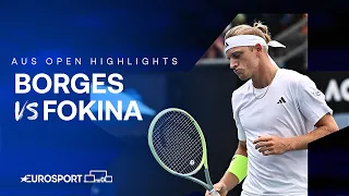 Nuno Borges v Alejandro Davidovich Fokina | Round Two | Australian Open 2024 Highlights 🇦🇺