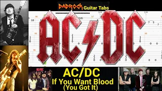 If You Want Blood (You Got It) - AC/DC - Guitar Backing Track with TABS