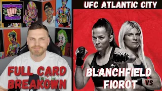 UFC Atlantic City: Blanchfield Vs Fiorot Full Card Breakdown, Predictions, and Bets #UFCAtlanticCity