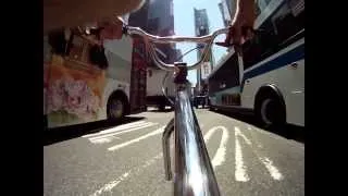 Manhattan streets on 24" bmx cruiser GoPro HD