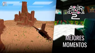 MEJORES MOMENTOS SQUID CRAFT GAMES 2 🦑 | DIA 1