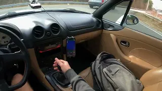 Miata POV Just Driving ( Dual Mic)