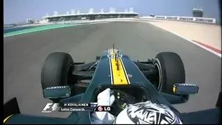 Sakhir 2010 Free Practice - Heikki Kovalainen Onboard