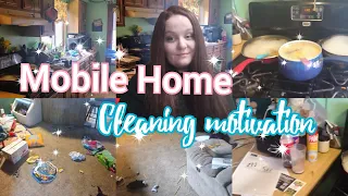 SINGLE WIDE mobile home CLEAN WITH ME  2023 | mobile home living | CLEANING MOTIVATION  & CHIT CHAT