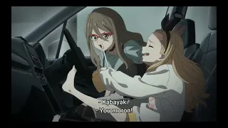 Mizuki slaps Kurumi Lycoris Recoil Ep 7