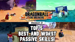 Top 5 BEST and WORST Passive Skills Released in Dragon Ball The Breakers Season 3