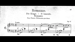 Adolf von Henselt - Romance, Op.10