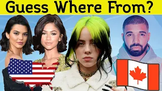 Guess The Celebrity Country 🤔🧠 | The Ultimate Celebrity Quiz