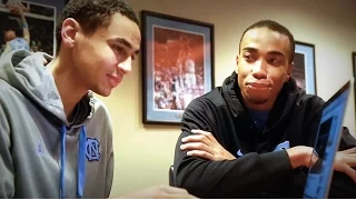 UNC Men's Basketball: Marcus Paige & Brice Johnson Reminisce