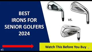 ✅ Best Irons For Senior Golfers And Slow Swing Speeds 2024