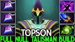 TOPSON [Silencer] Full Null Talisman Build is so OP Monster Mid Dota 2