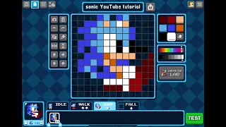 how to make sonic on bloxels