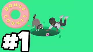 Donut County Gameplay Walkthrough Part 1 - HUGE SINKHOLE! (Let's Play Commentary)