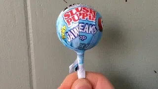 Taste Testing - Slush Puppie Sour Jawbreaker Lollipop