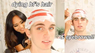 dying my boyfriend's hair *CHAOTIC*