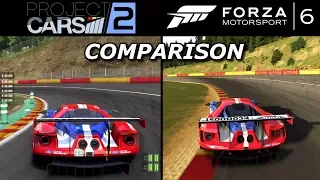 Project Cars 2 vs. Forza Motorsport 6 COMPARISON (graphics, sound, cameras...)