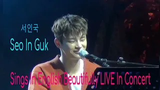 Seo In Guk 서인국 Sings Medley Of English Songs [LIVE]