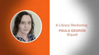 A Library Reckoning - Paula Gearon