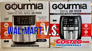 WALMART vs COSTCO GOURMIA AIR FRYER comparison | how to use 2021 Black Friday Sale