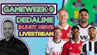 FPL Injuries | FPL Gameweek 9: DEADLINE Injury Round-Up and Predicted Line Ups (Ben Dinnery)