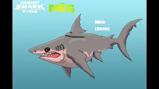 ✅Hungry Shark World - New Megalodon Shark Skin Upcoming Soon - All 43 Shark Unlocked Hack Gems Coins