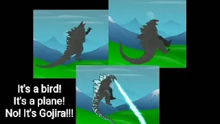 Legendary Godzilla tries what Showa Godzilla does...