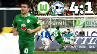 Doppelter Misimovic & akrobatischer Grafite! | Highlights Wolfsburg - Bielefeld