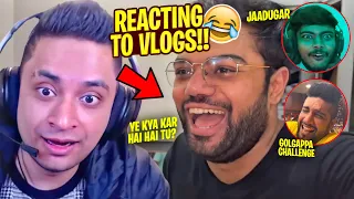 REACTING TO PAKISTANI VLOGGERS - STAR ANONYMOUS, DUCKY BHAI, DESI GABRU - FUNNY REACTION 😂