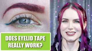 Does Eyelid Tape Work for Hooded Eyes? #hoodedeyes #hoodedeyemakeup #beautycommunity | PHYRRA