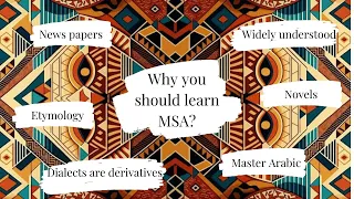 Learning ARABIC: Should you learn MSA or Dialect(s)?