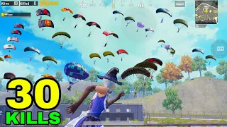 NEW WORLD RECORD in MILITARY BASE | 30 KILLS SOLO VS SQUADS | PUBG MOBILE