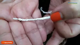 How to Crochet plastic bags that have been turned into plarn! Thin string/plarn.