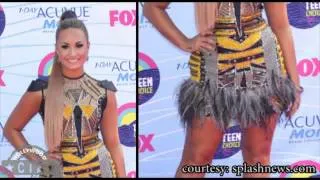 Selena Gomez, Taylor Swift, Demi Lovato and Nina Dobrev STUN at the 2012 Teen Choice Awards