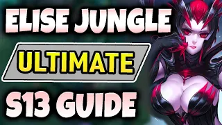 The ULTIMATE Season 13 Elise Guide |Runes, Build, Matchups, Pathing, Combos from Rank 1 Elise Jungle