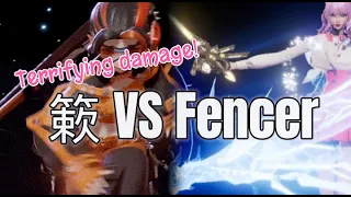 14th New Class 簌 VS Shadow Fencer PVP ｜ Terrifying damage output!!
