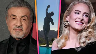 Sly Stallone REACTS to Adele Keeping 'Rocky' Statue at Former Mansion