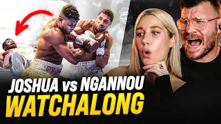 BISPING watches Anthony Joshua vs. Francis Ngannou - COMMENTARY and LIVE REACTION