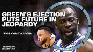 Draymond Green ejected is ICING ON THE CAKE for Curry's most frustrating season - Spears | NBA Today