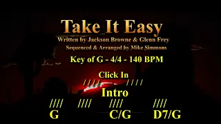 Take It Easy with Click Track No Drums