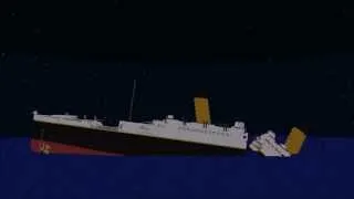 Mine imator Titanic Break Up Test Footage