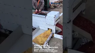 Dry Chili Cutting Machine with seeds removing