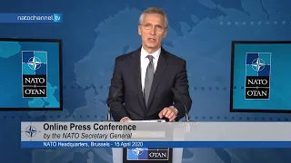 NATO Secretary General, Press Conference at Defence Ministers Meeting, 15 APR 2020