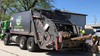 SBC Autocar Leach 2RIII Rear Loader Garbage Truck Eating Cleanup Bulk