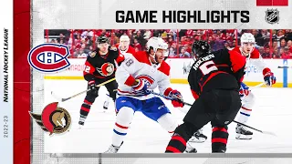 Canadiens @ Senators 1/28 | NHL Highlights 2023