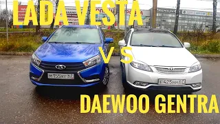 Сравнение: Lada Vesta SW vs Daewoo Gentra