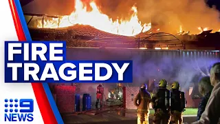 Man escapes after fire destroys house in Melbourne | 9 News Australia
