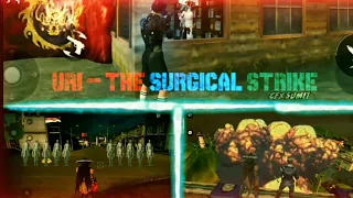 URI - THE SURGICAL STRIKE || INDEPENDENCE DAY SPECIAL FREE FIRE MONTAGE || 🇮🇳