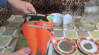 🥕Как ускорить прорастание семян моркови