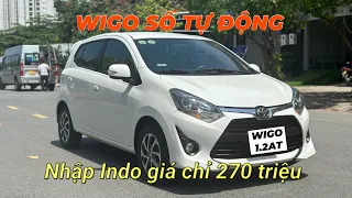 Toyota Wigo 1.2AT 2018 nhập indo 5 chỗ giá rẻ ​⁠@ThaiHocAuto